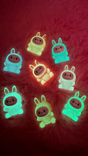 Load image into Gallery viewer, Labubu Glow in the Dark Resin Mini Figurine
