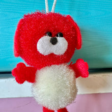 Load image into Gallery viewer, Vintage Japan Pom Pom Animal Mascot Charm - Long Legs Dog
