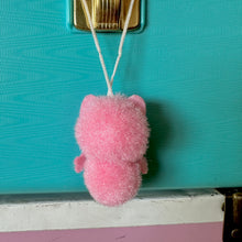 Load image into Gallery viewer, Vintage Japan Pom Pom Animal Mascot Charm - Pink Piggy
