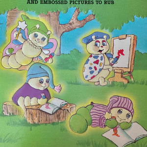 1987 Vintage Glo Worm Friends Coloring Book