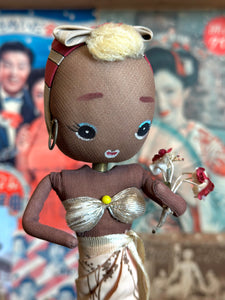 Vintage Japan Stockinette Pose Doll