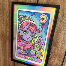 Load image into Gallery viewer, Tarot Card Death Original Artwork Framed Acrylic Painting on Paper

