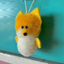 Load image into Gallery viewer, Vintage Japan Pom Pom Animal Mascot Charm - Fox
