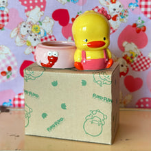 Load image into Gallery viewer, Piyo Piyo Ceramic Trinket Dish Vintage 1995 With Original Box NOS
