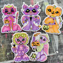 Load image into Gallery viewer, Devil May Care - Halloween Babies Vinyl Sticker
